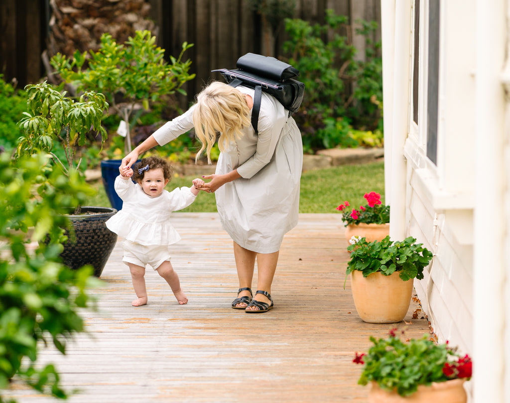 leather baby bag backpack