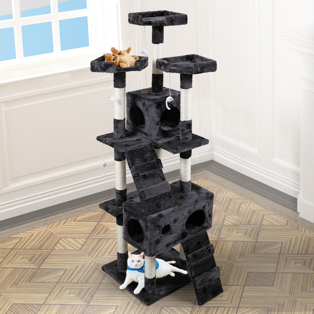 67’’ Cat Tree House Furniture Post Condo Pet Play Scratching Scratch Tower New 