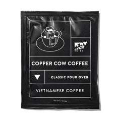 Copper cow coffee sample gift with purchase