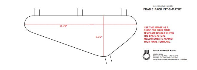 Hey Google: Will The Banjo Brothers Medium Frame Pack Fit My Bike? User this tool to find out.