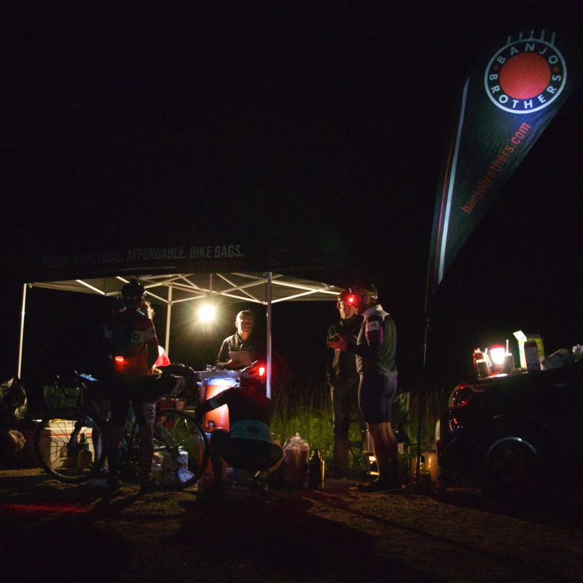 The Banjo Brothers Sponsor Tent at the 2017 DaMN Bike Race at CP1