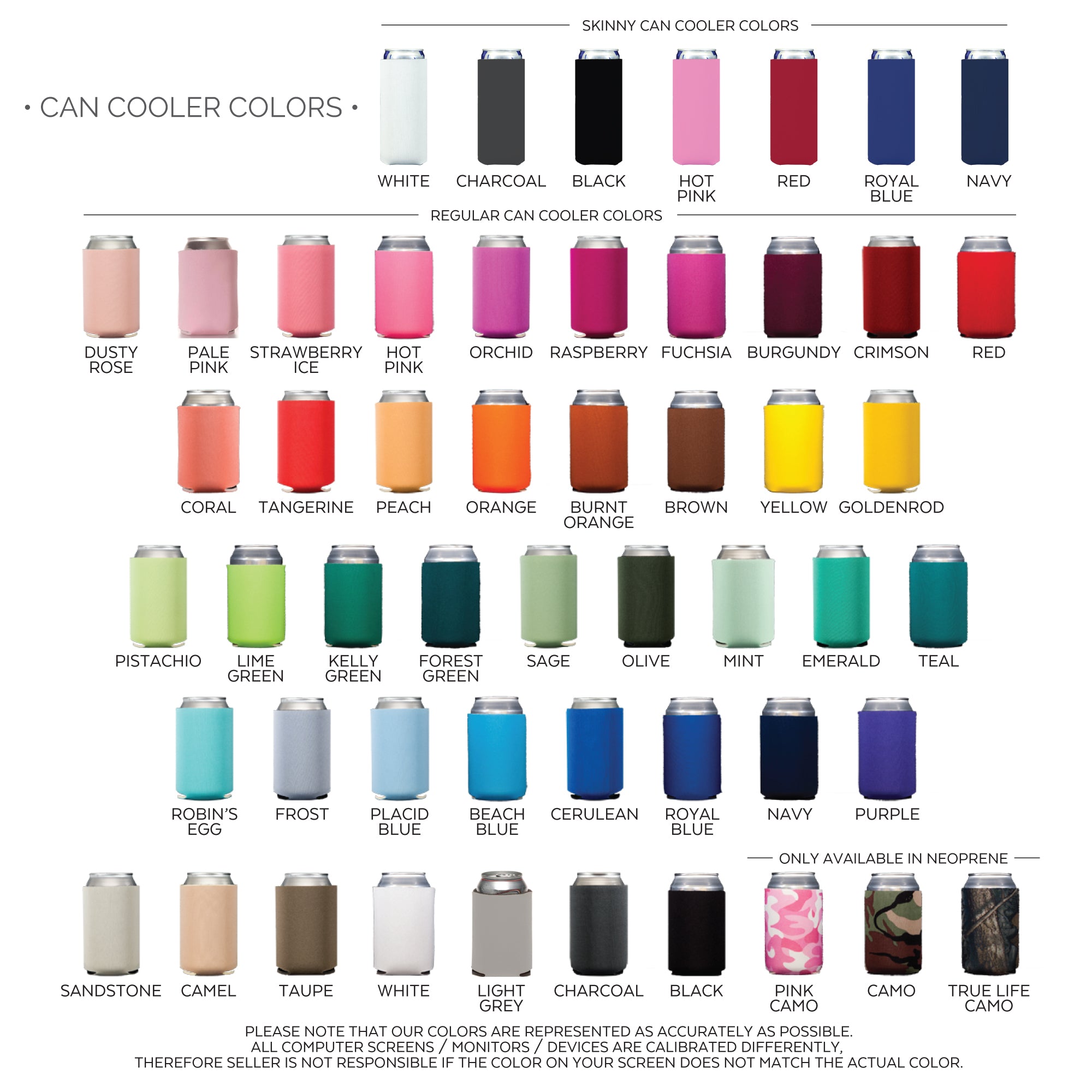 can cooler colors