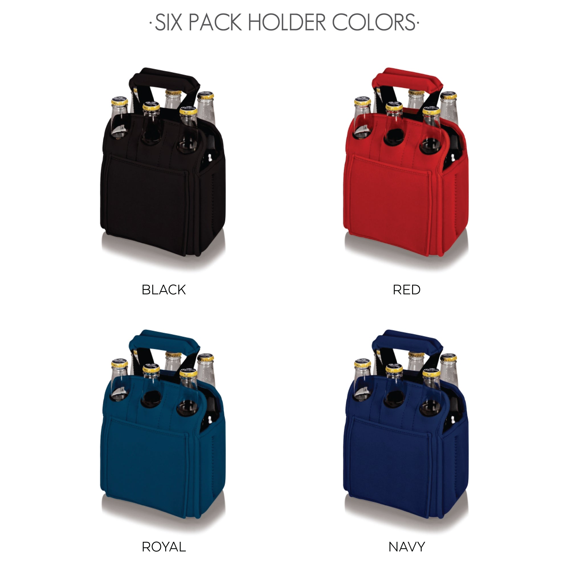 SIX PACK HOLDER COLORS