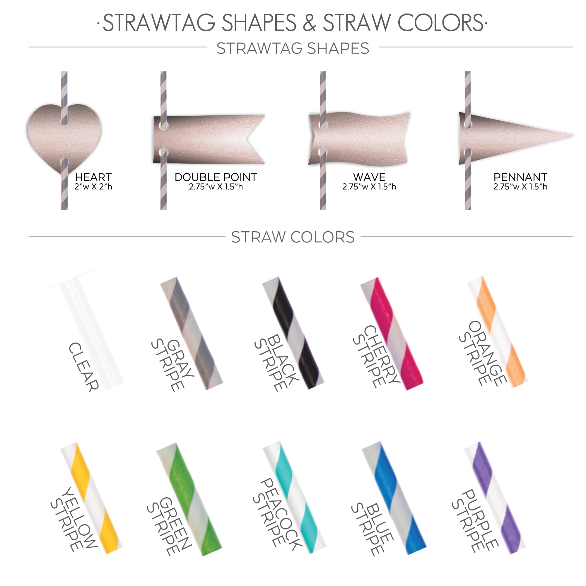 STRAWTAG SHAPES COLORS