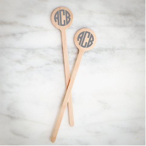 personalized stir sticks