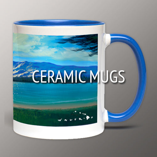 walfrido tropical art ceramic mugs