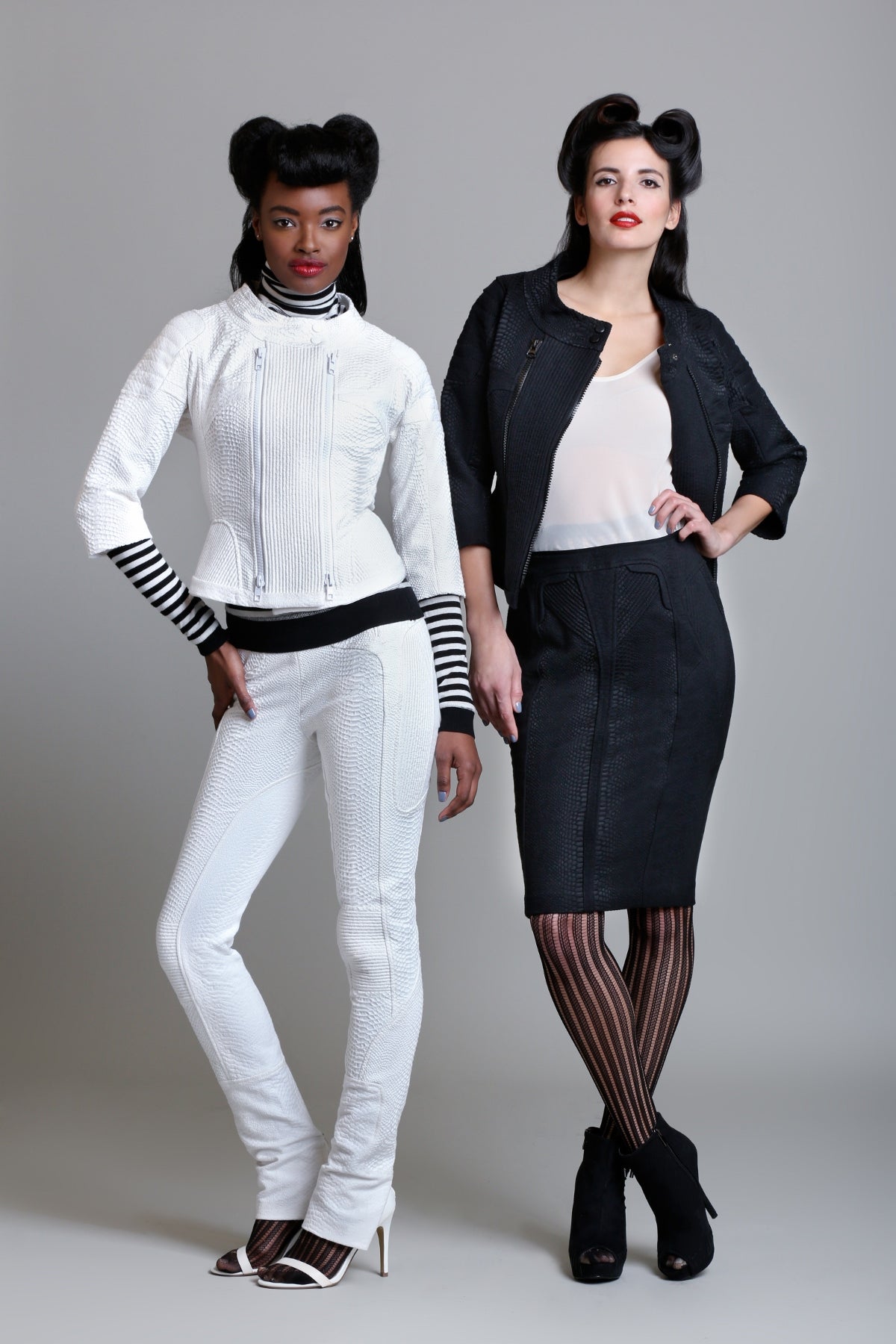 Cotton Python Moto Jacket