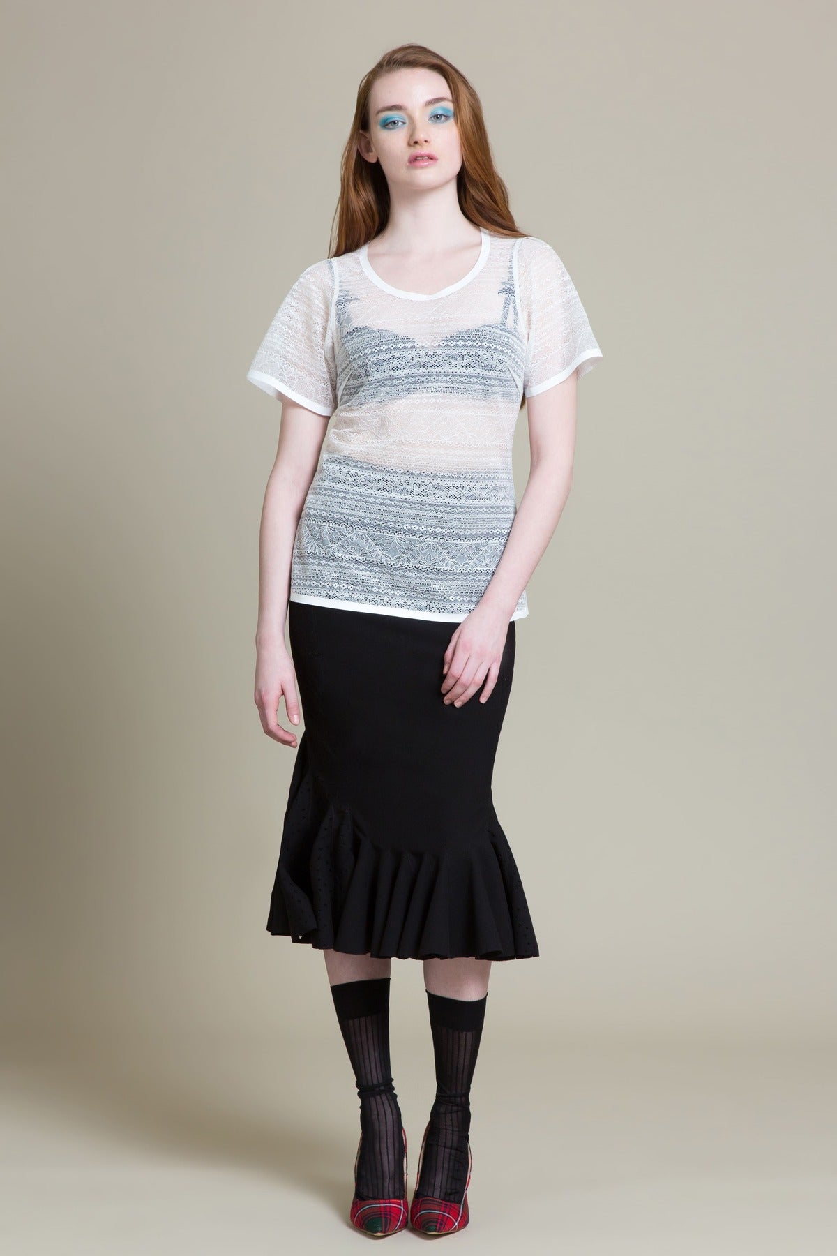 Mascara Twill Mermaid Skirt (3519461392459)