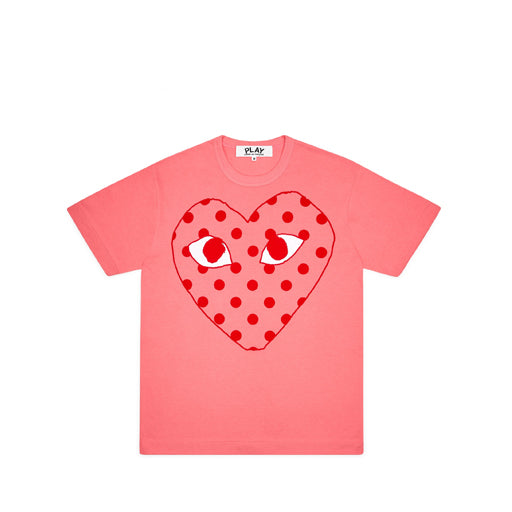 comme des garcon polka dot shirt