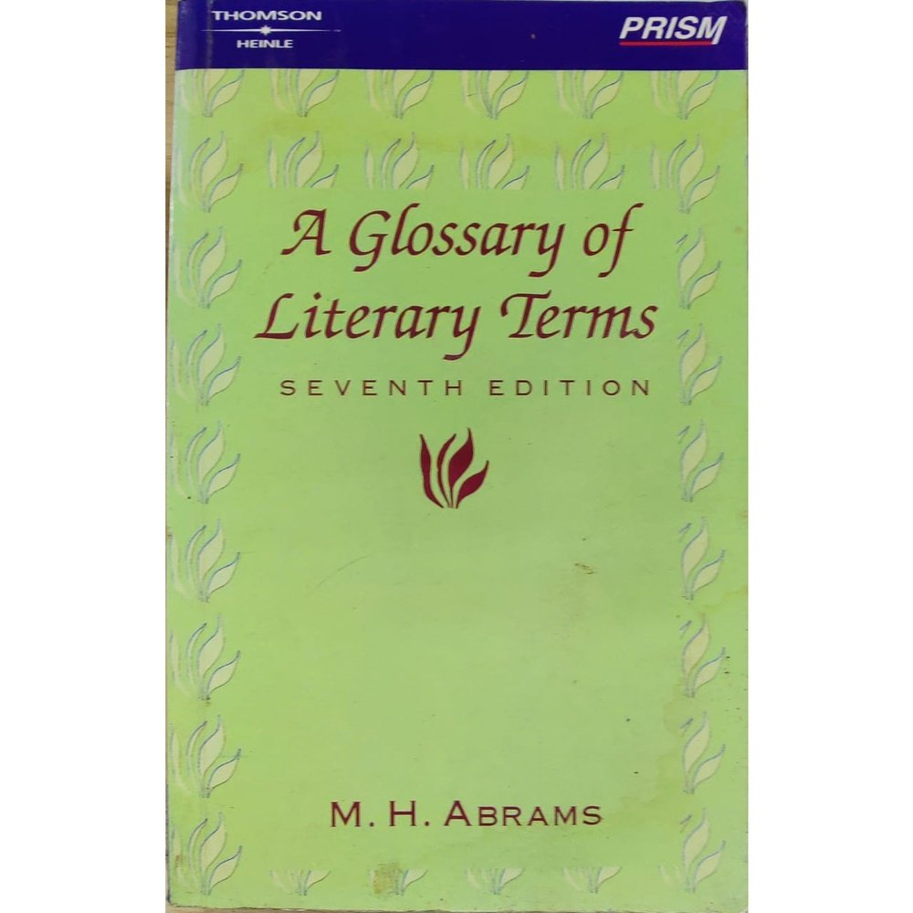 glossary literary terms mh abrams pdf