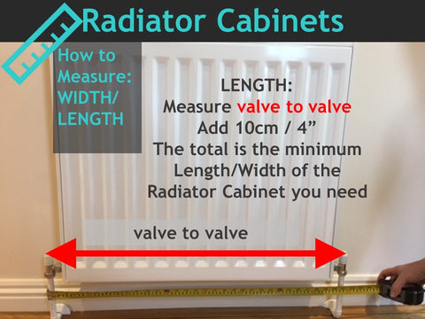 Distinct Designs Distinct Kids Bespoke Radiator Cabinets Measuring Instructions - legth