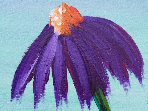 Simple flower painting