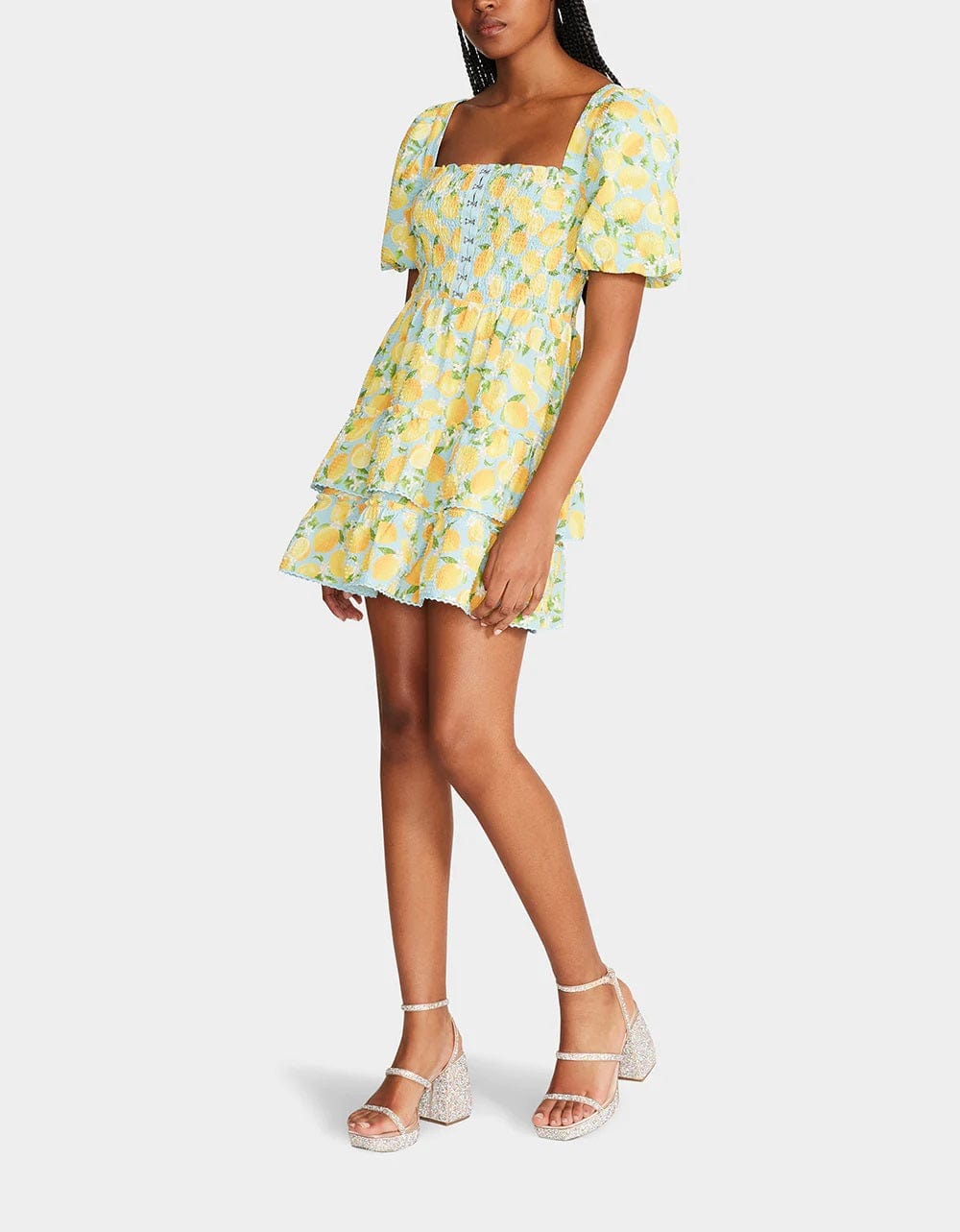 Haley Lemon Mini Dress