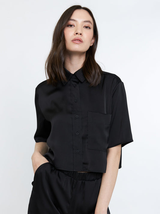 Satin Boxy Shirt