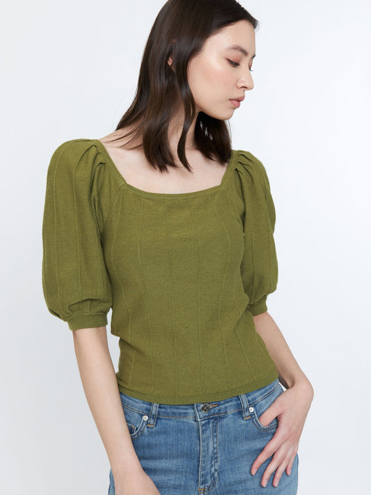 Carissa Puff Sleeve Sweater