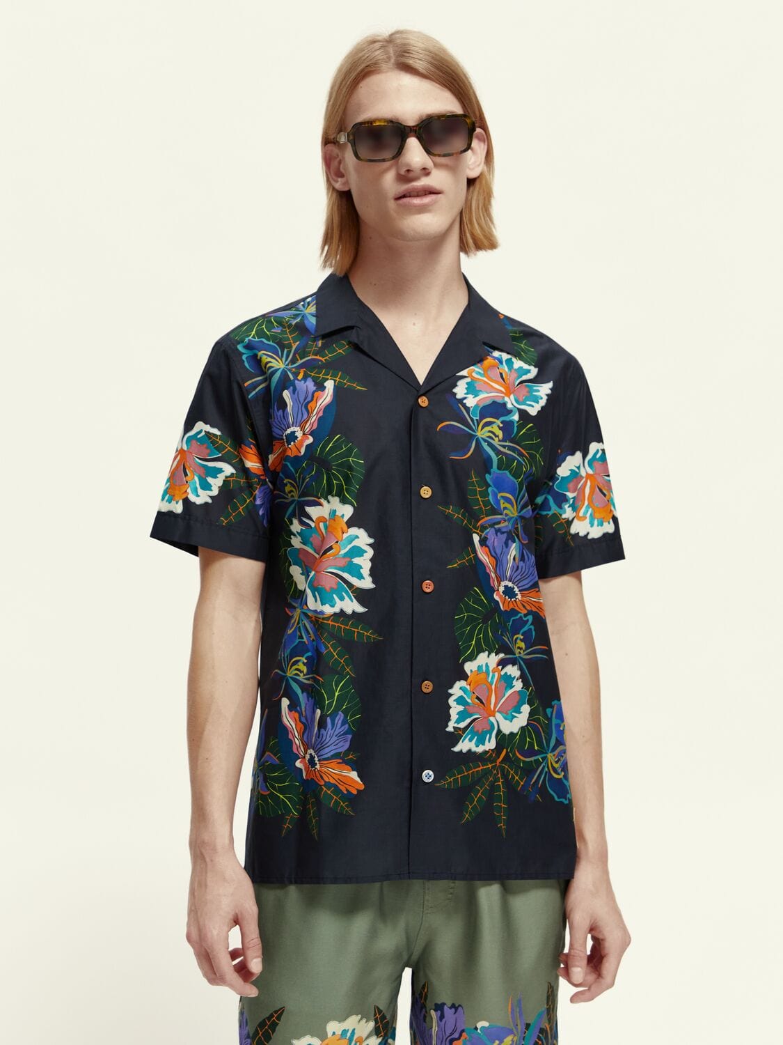 Organic Cotton Voile Printed Shirt