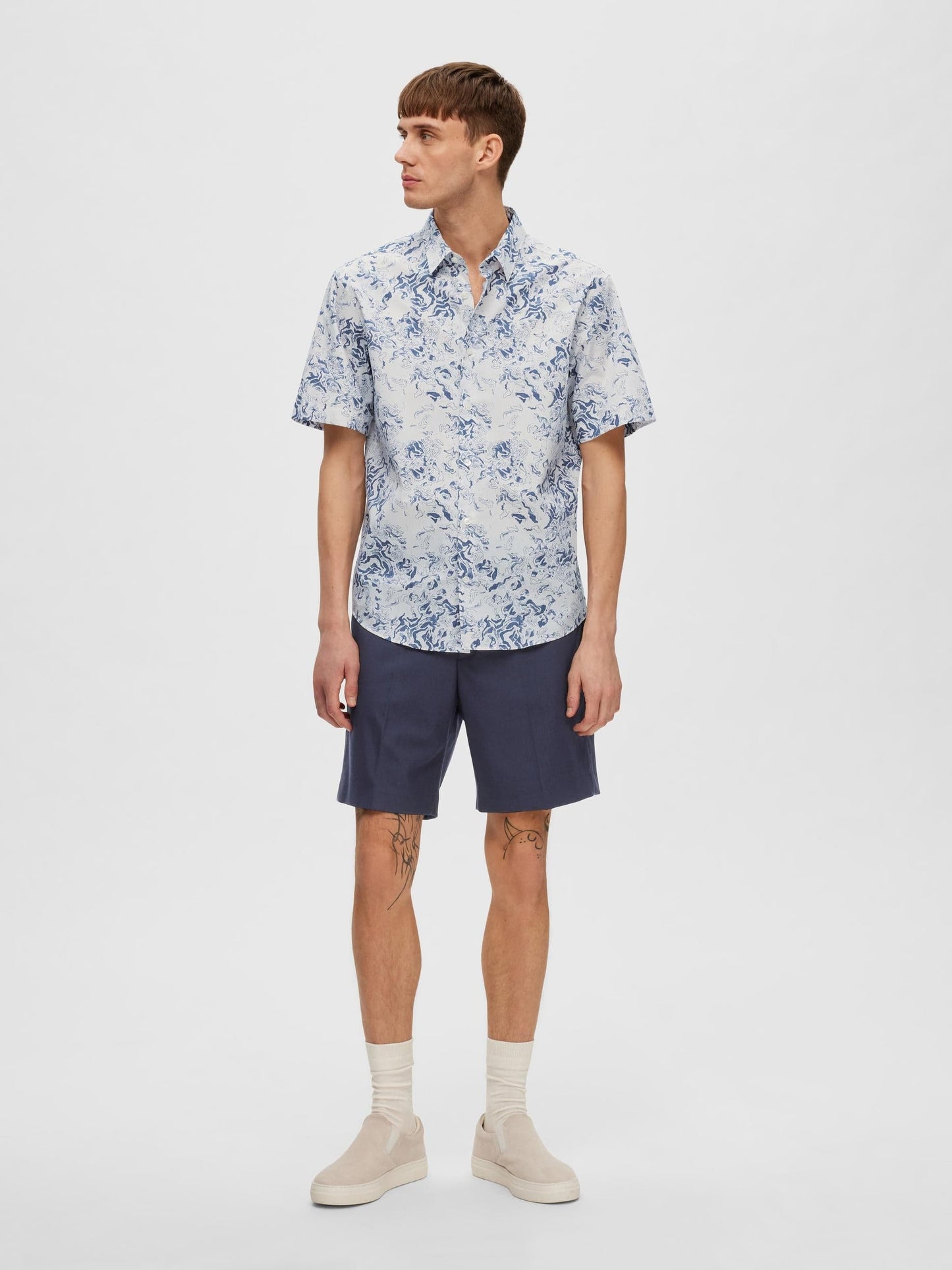 Relax Water All Over Print Shortsleeve Shirt