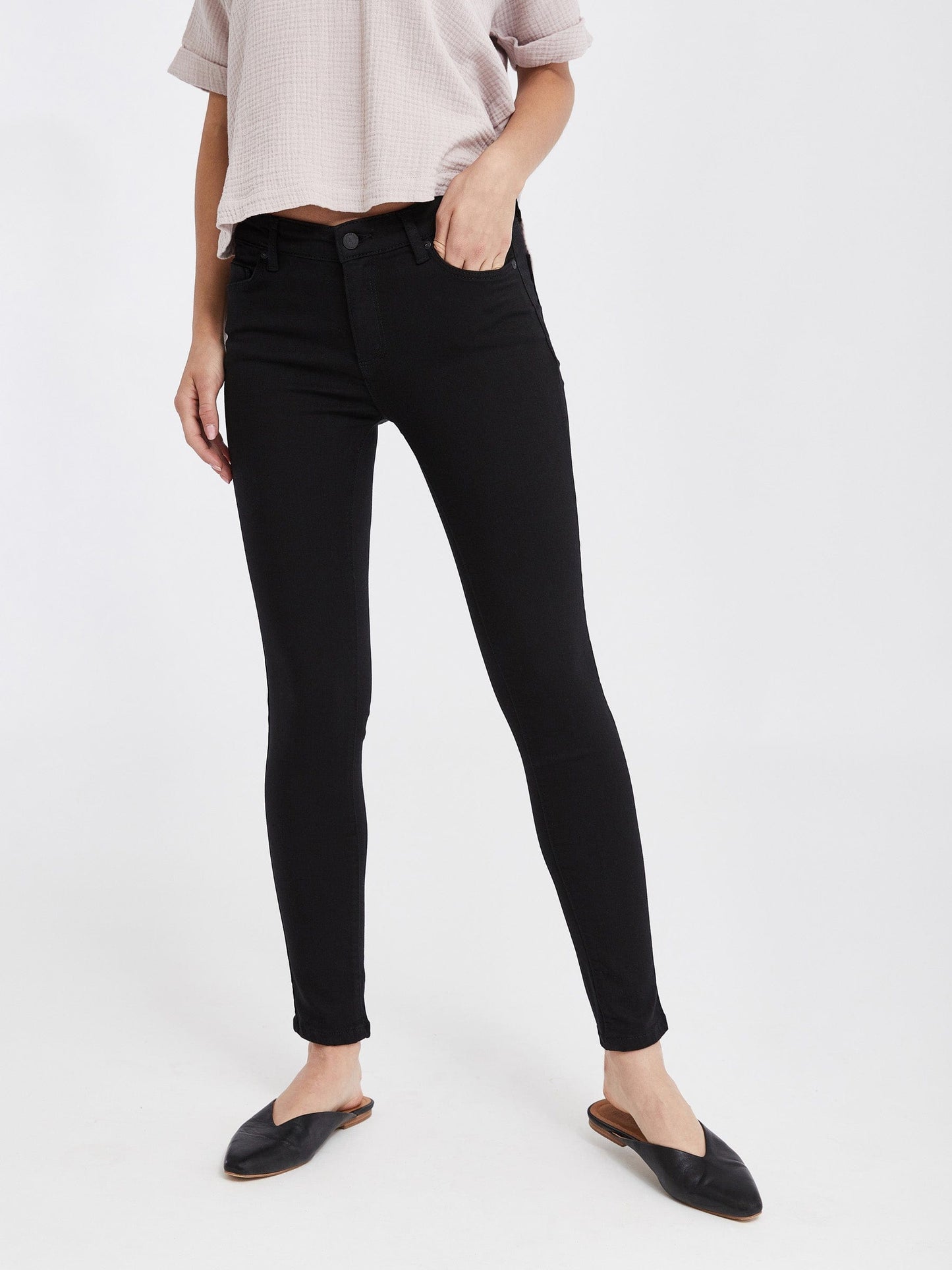 Madrid Midrise Skinny - Black