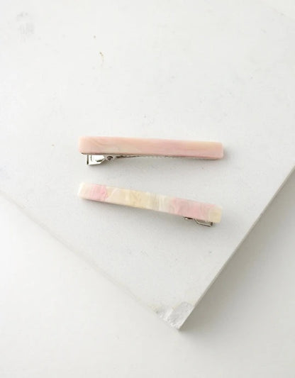 Florence Hair Clip Two Pack- Pink