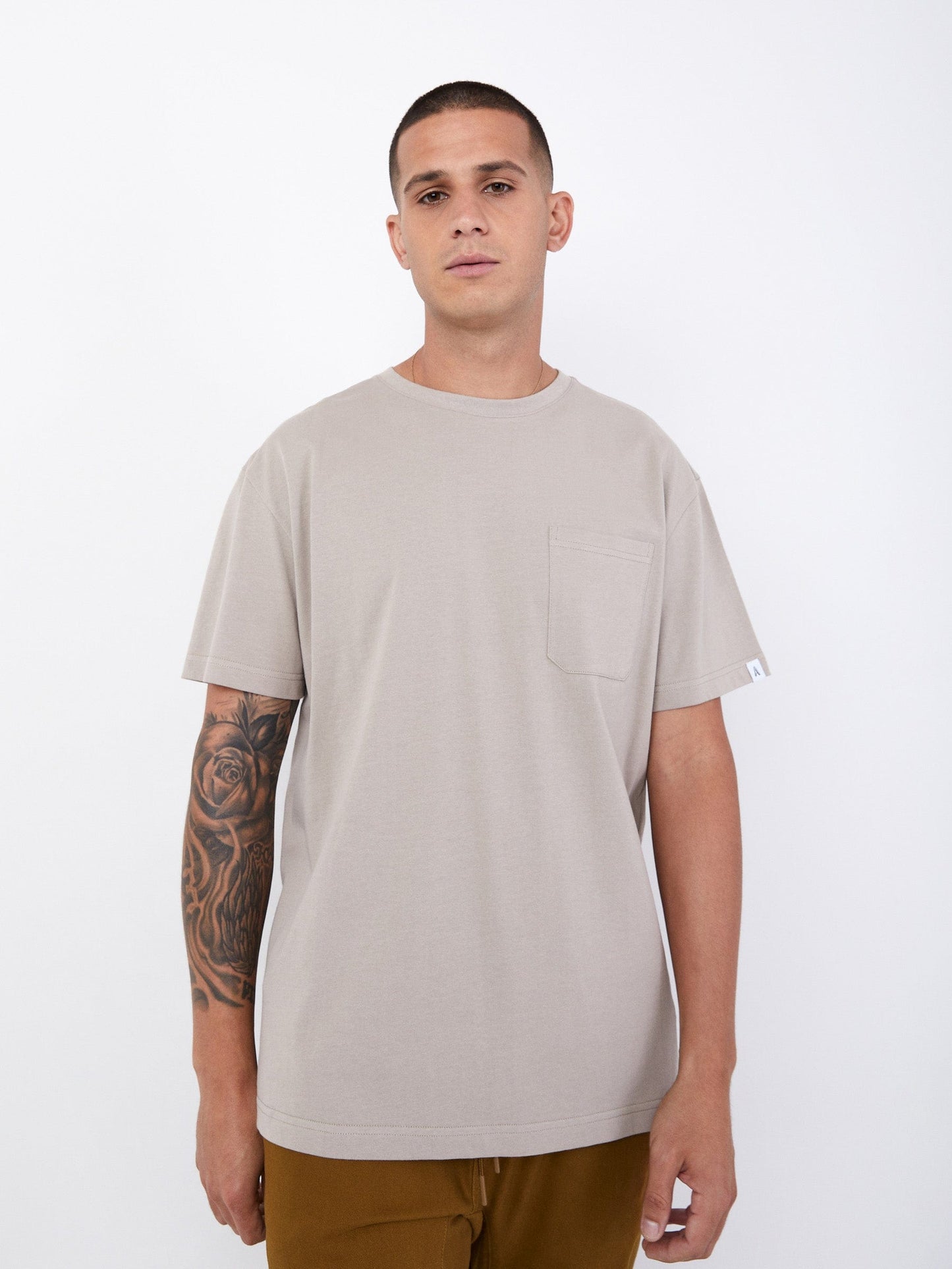 Classic Cotton Short Sleeve Pocket T-Shirt