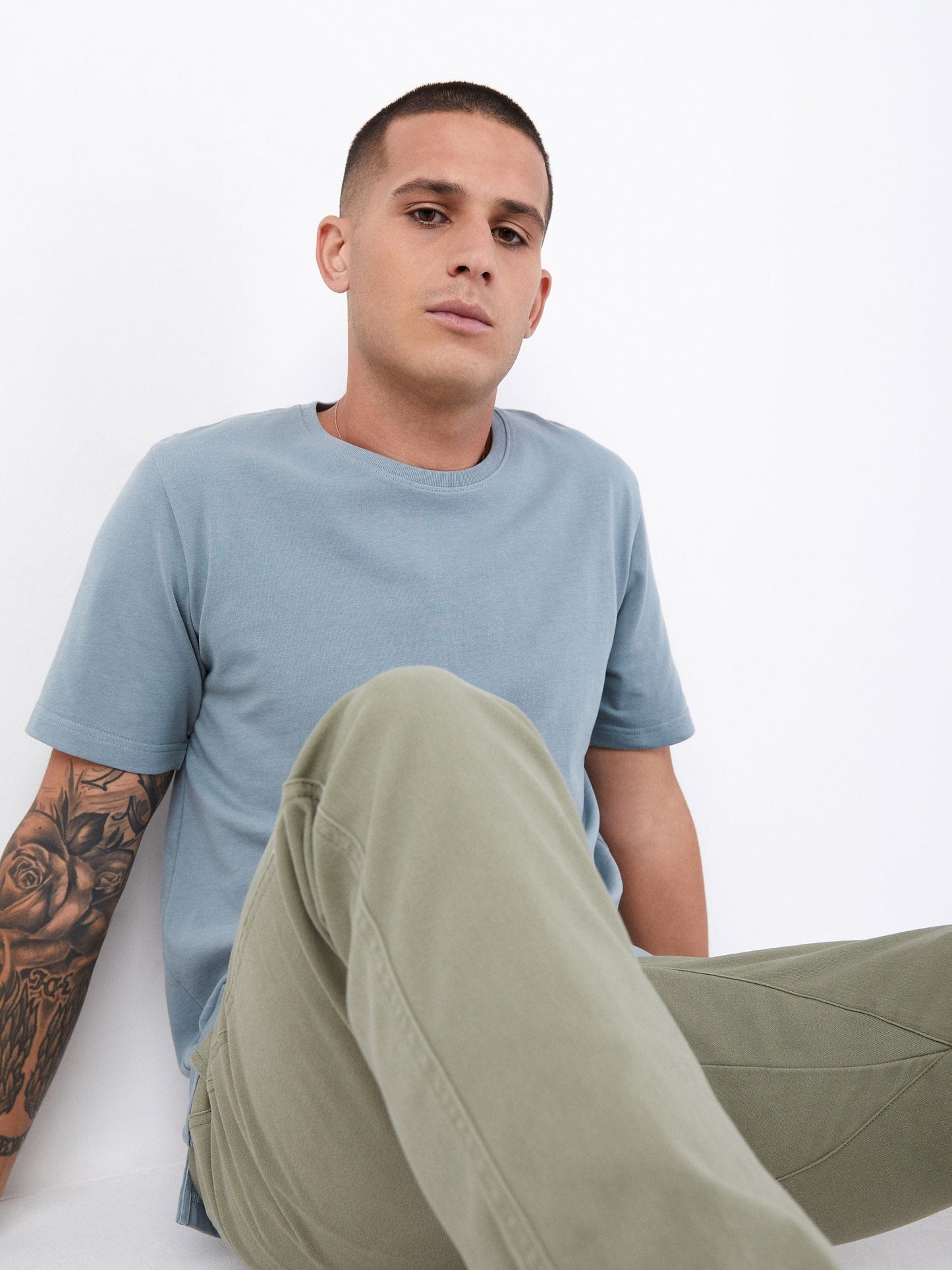 Classic Cotton Jersey Slim Tee