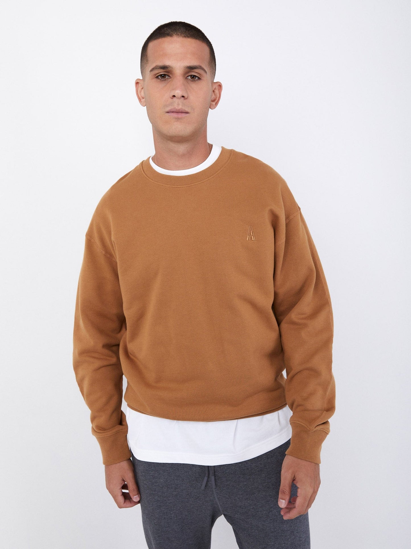 French Terry Crewneck Pullover