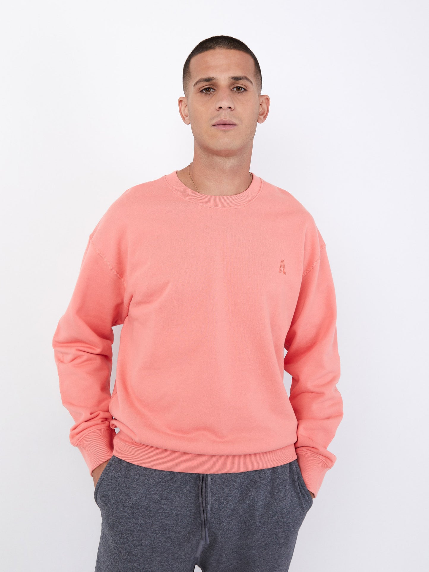 French Terry Crewneck Pullover