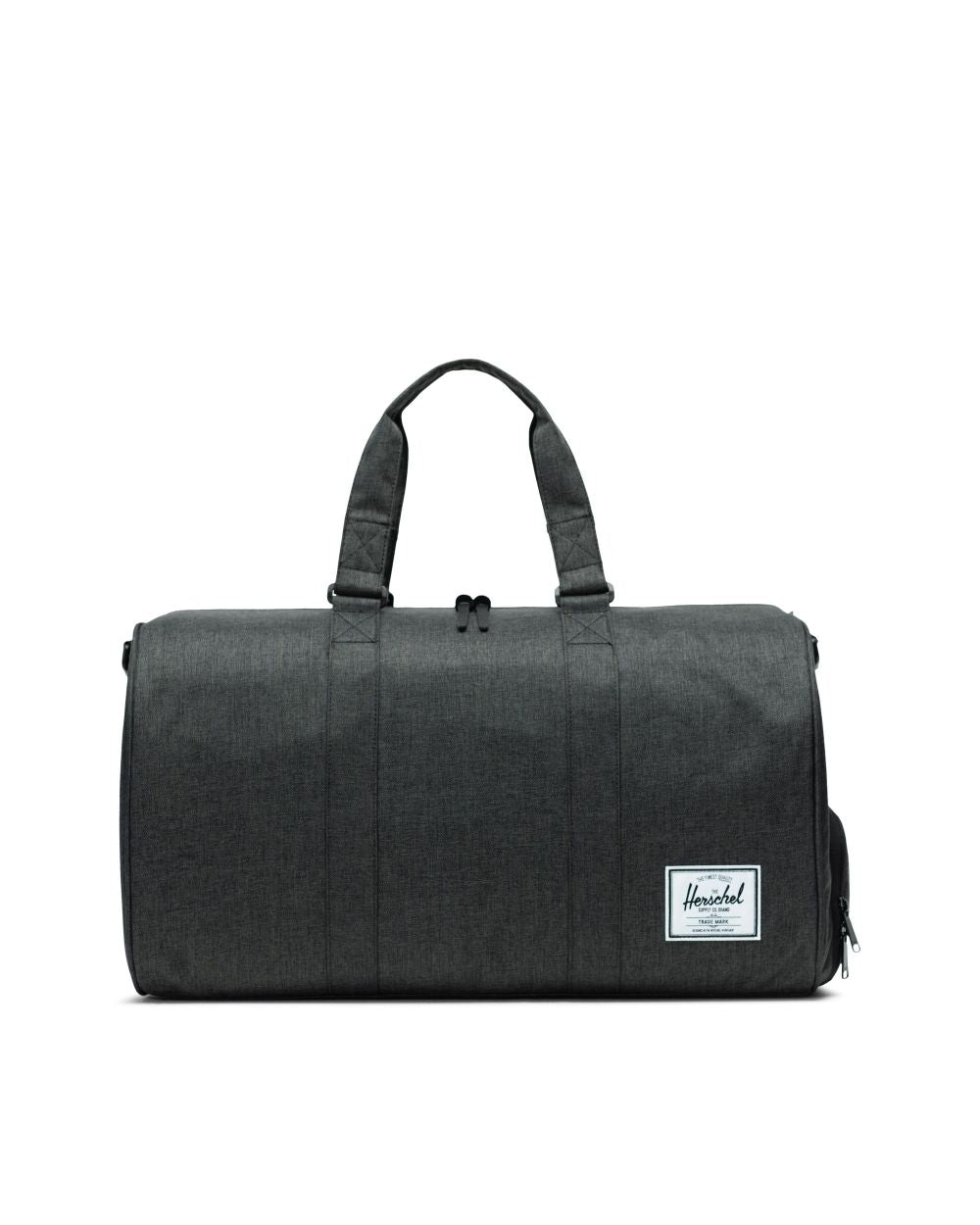 Novel Duffle - Black Crosshatch