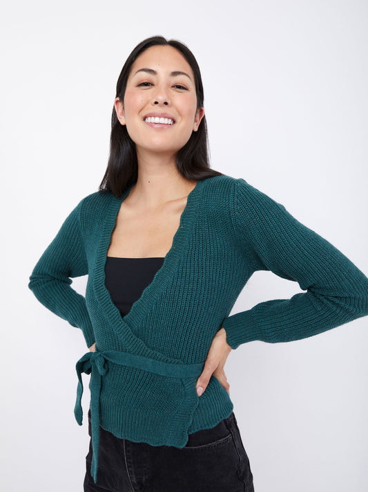 Akane Wrap Cardigan