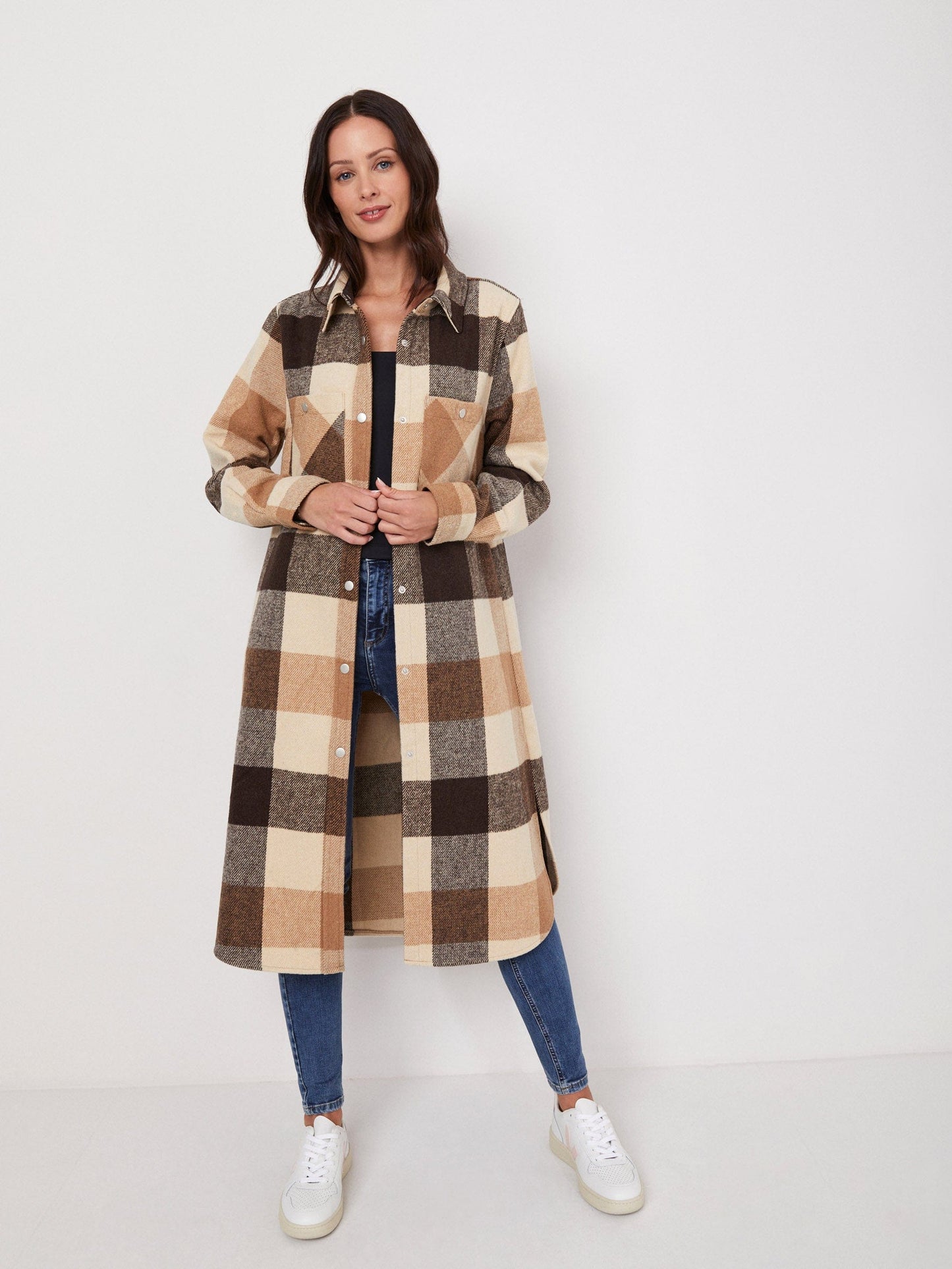 Charlie Plaid Long Shacket