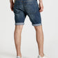 Performance Denim Commuter Short Med Blue