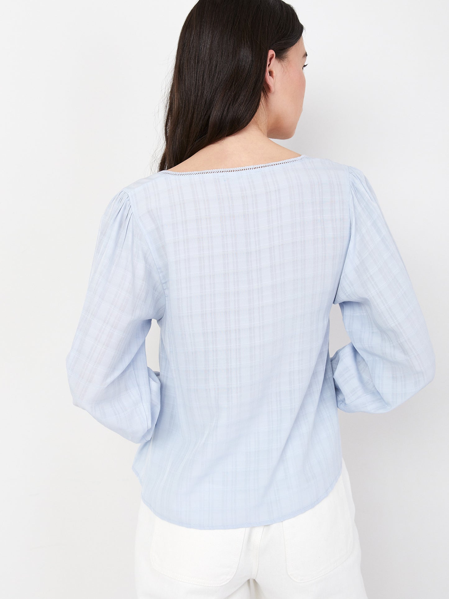 Perl Button Blouse