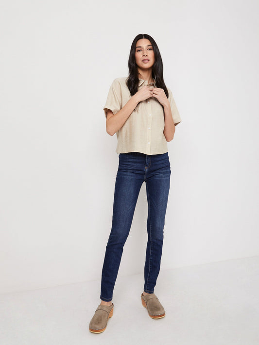 Montauk Ultra Highrise Slim Straight- Coastal