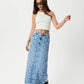 Fink Chichi Hemp Denim Midi Skirt