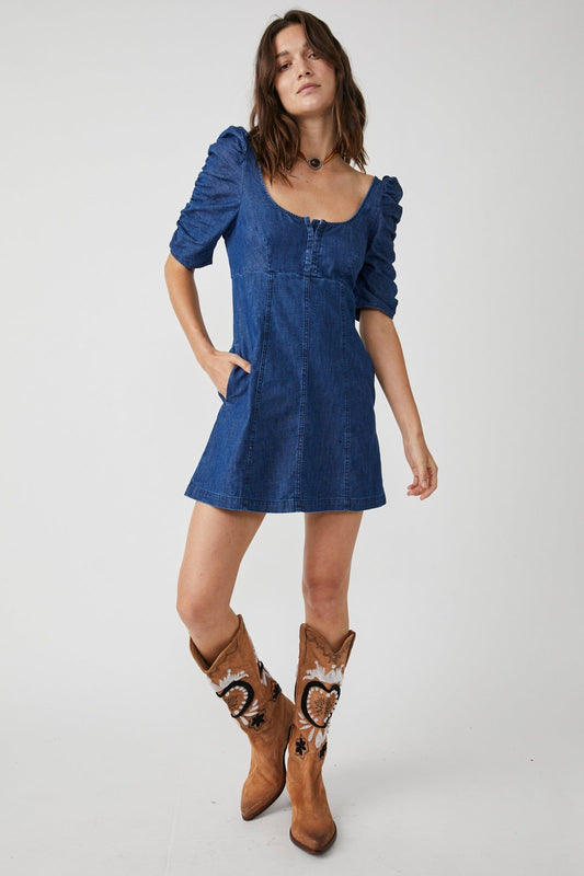 Cheyenne Denim Mini Dress