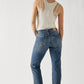CRVY Siren Low-Rise Straight Jeans