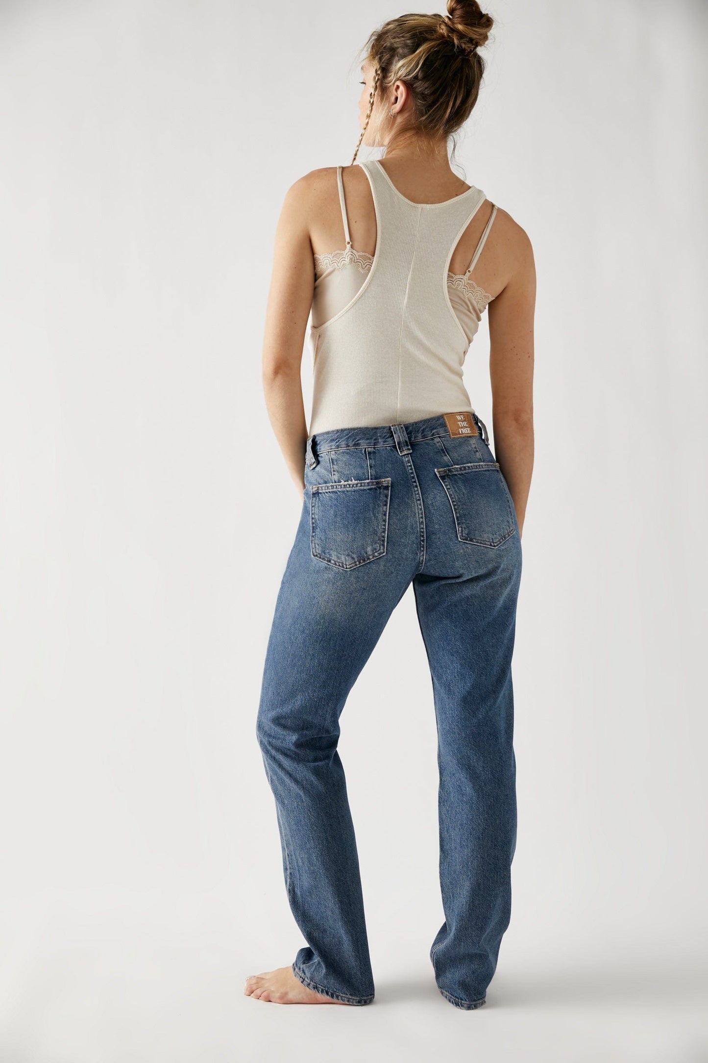 CRVY Siren Low-Rise Straight Jeans