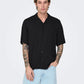 Dash Life Solid Viscose Short Sleeve Shirt