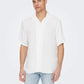 Dash Life Solid Viscose Short Sleeve Shirt