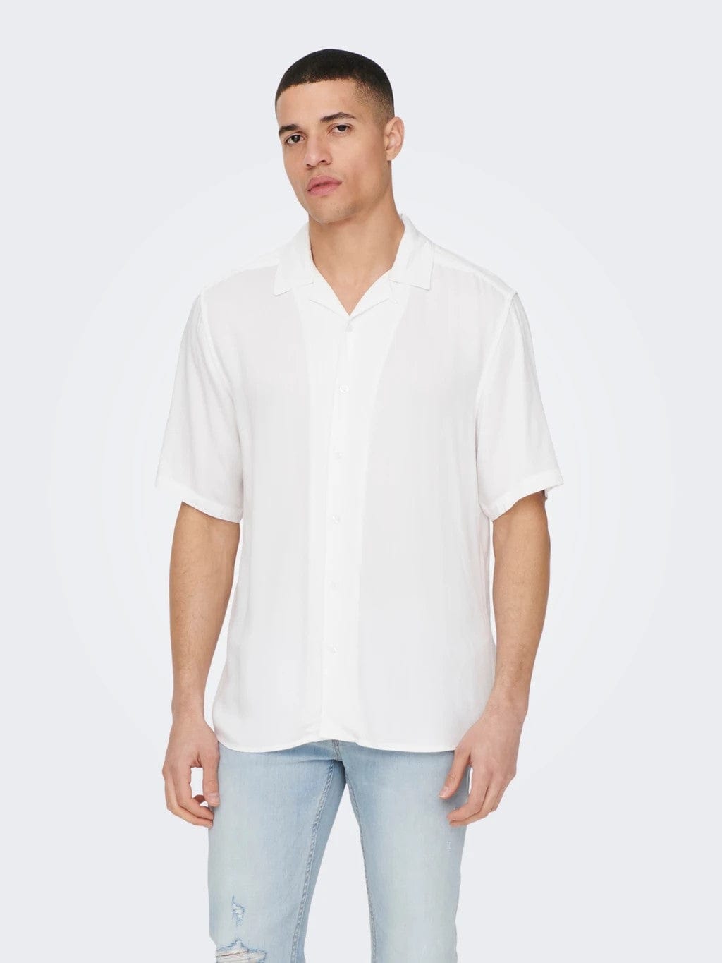 Dash Life Solid Viscose Short Sleeve Shirt