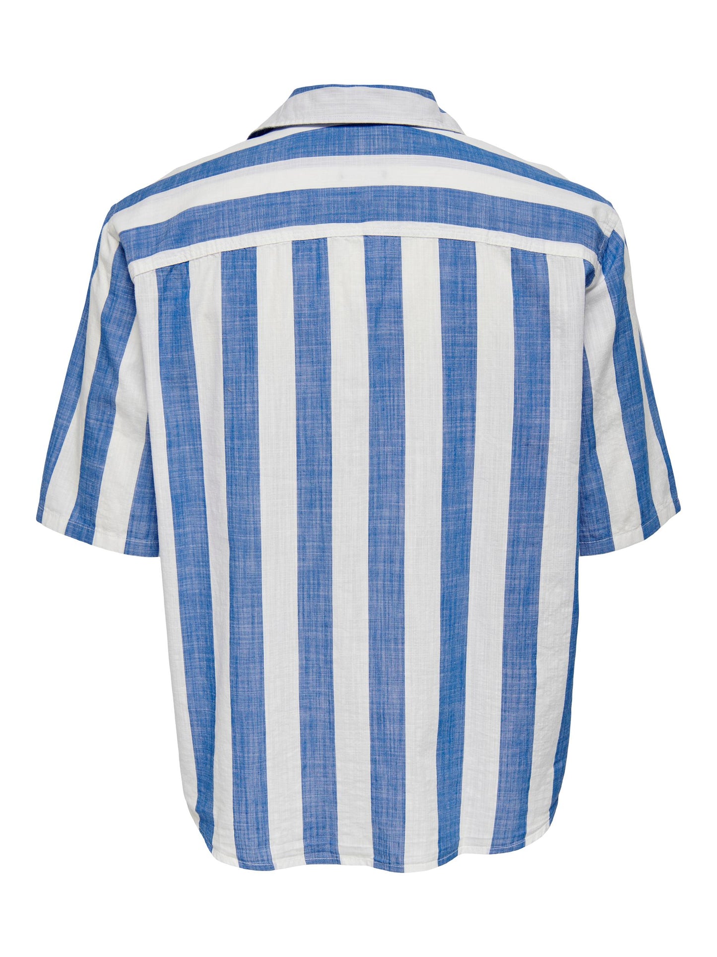 Tes Relax Cotton Slub Stripe Shortsleeve Shirt