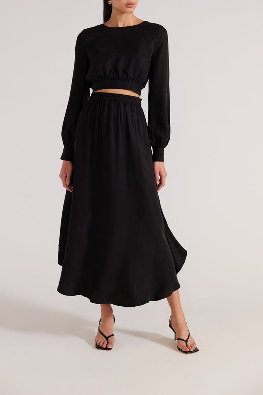 Monique Cupro Midi Skirt