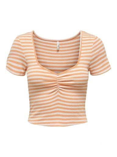 Belia Stripe Sweetheart Top