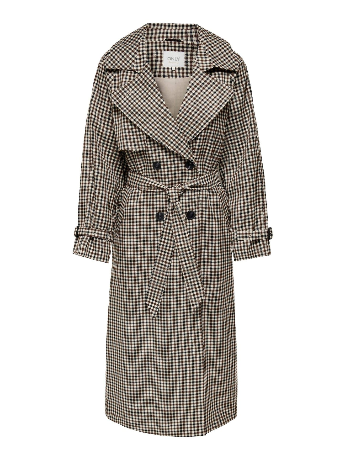 Chloe Check Trench Coat