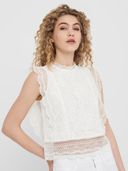 Karo Sleeveless Lace Top