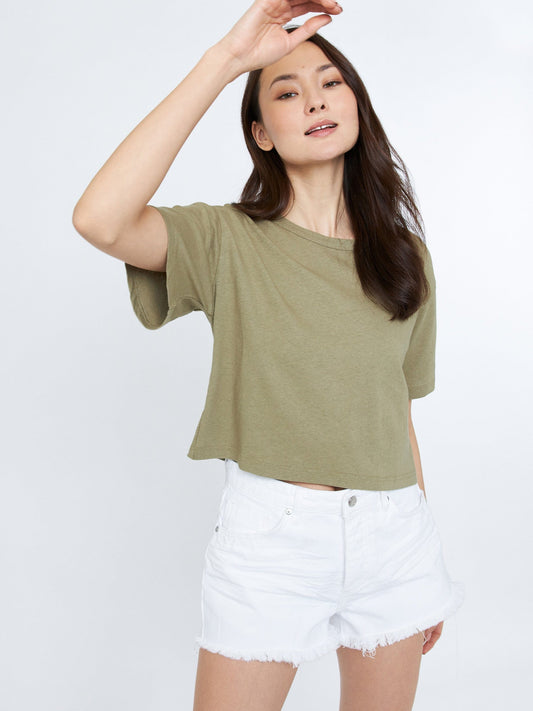 Linen Jersey Karlo Slouch Tee