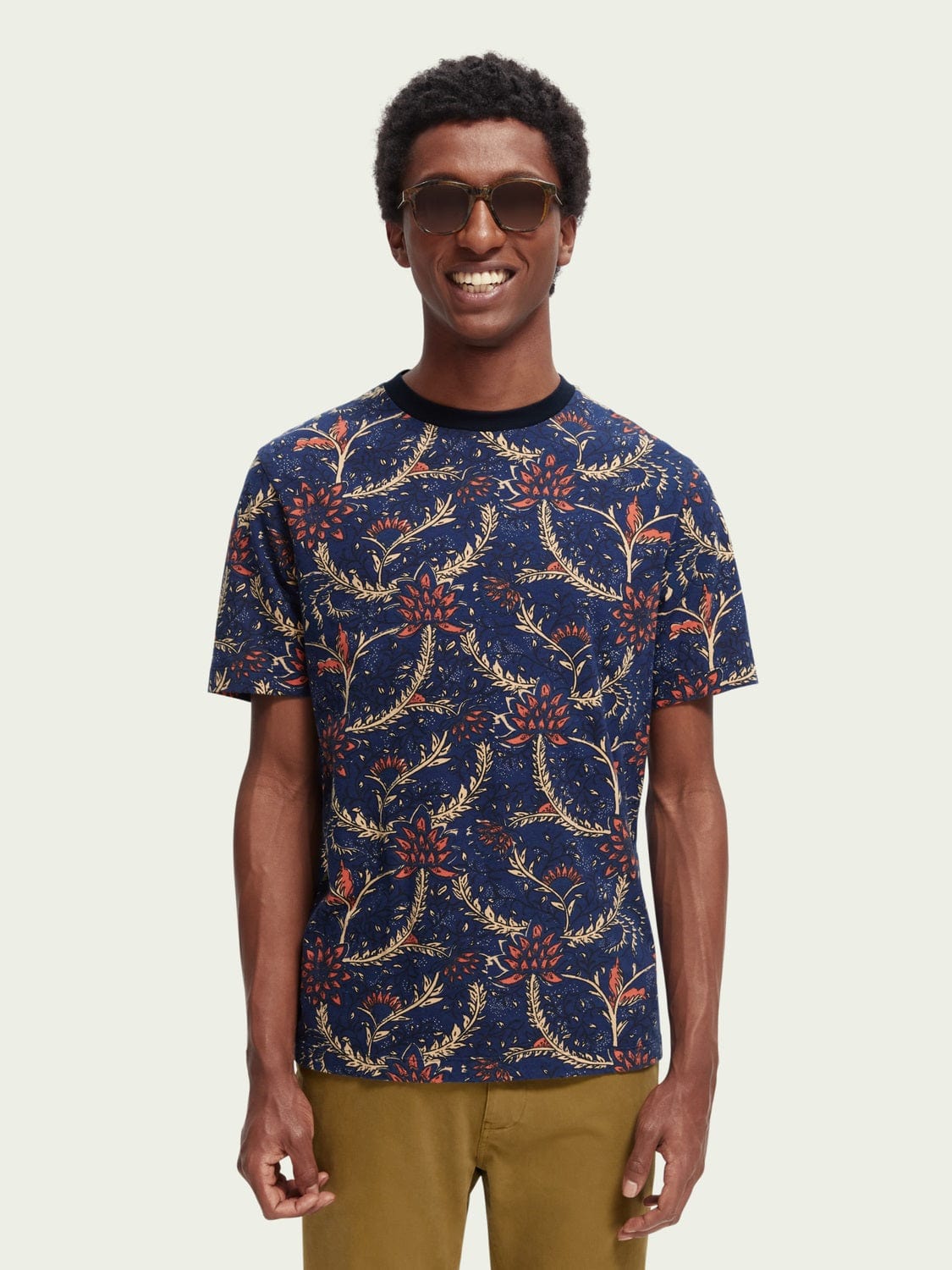 Floral Print Organic Cotton Tee