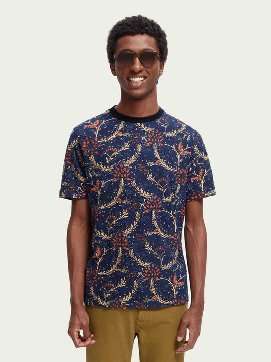 Floral Print Organic Cotton Tee