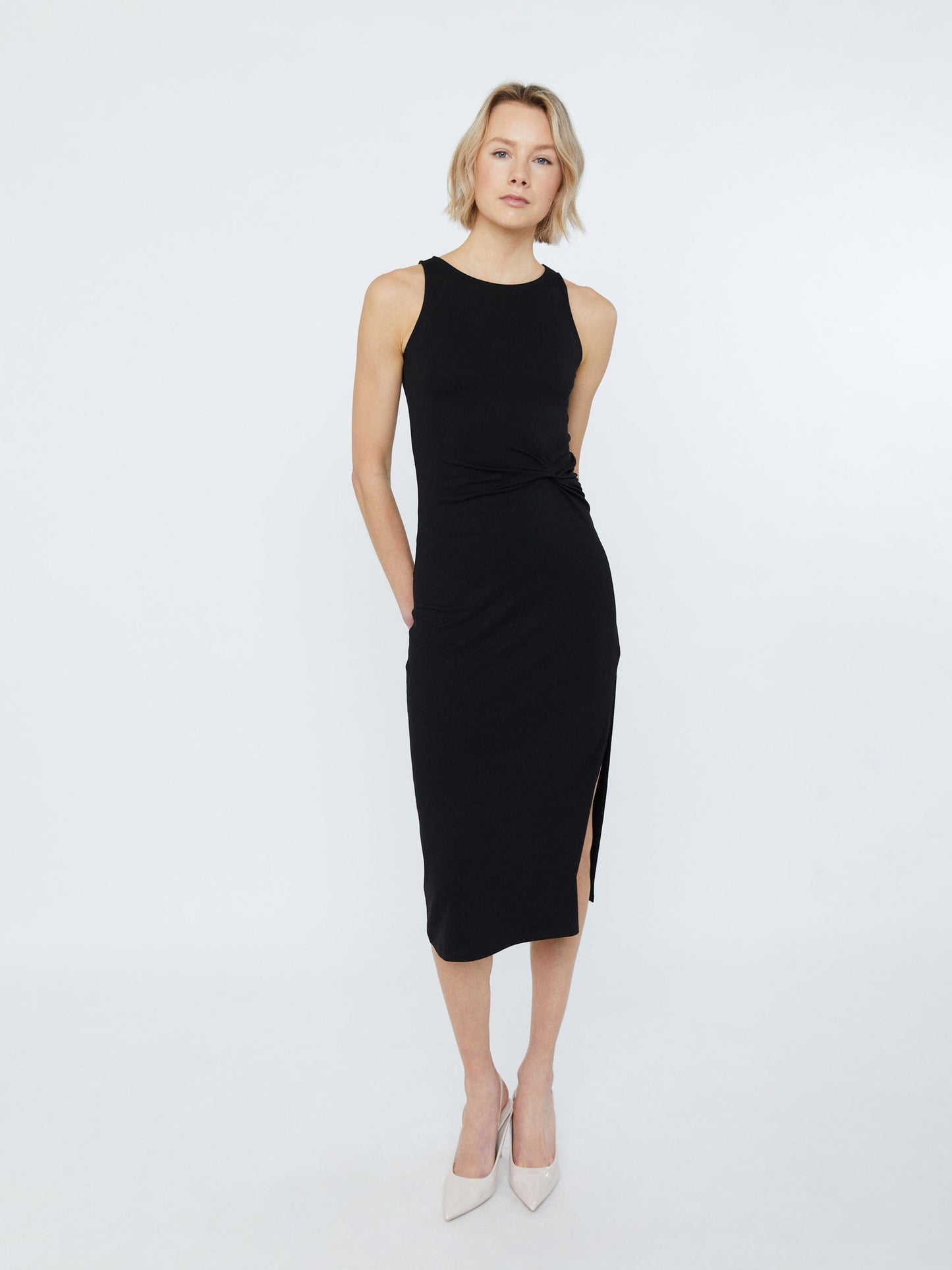 Emilia Knot Midi Dress