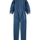 Spacesuit Inspired Denim Jumpsuit